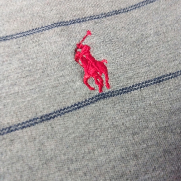 🔥NEW🔥 POLO By Ralph Lauren Grey Small Polo Shirt - Picture 3 of 5